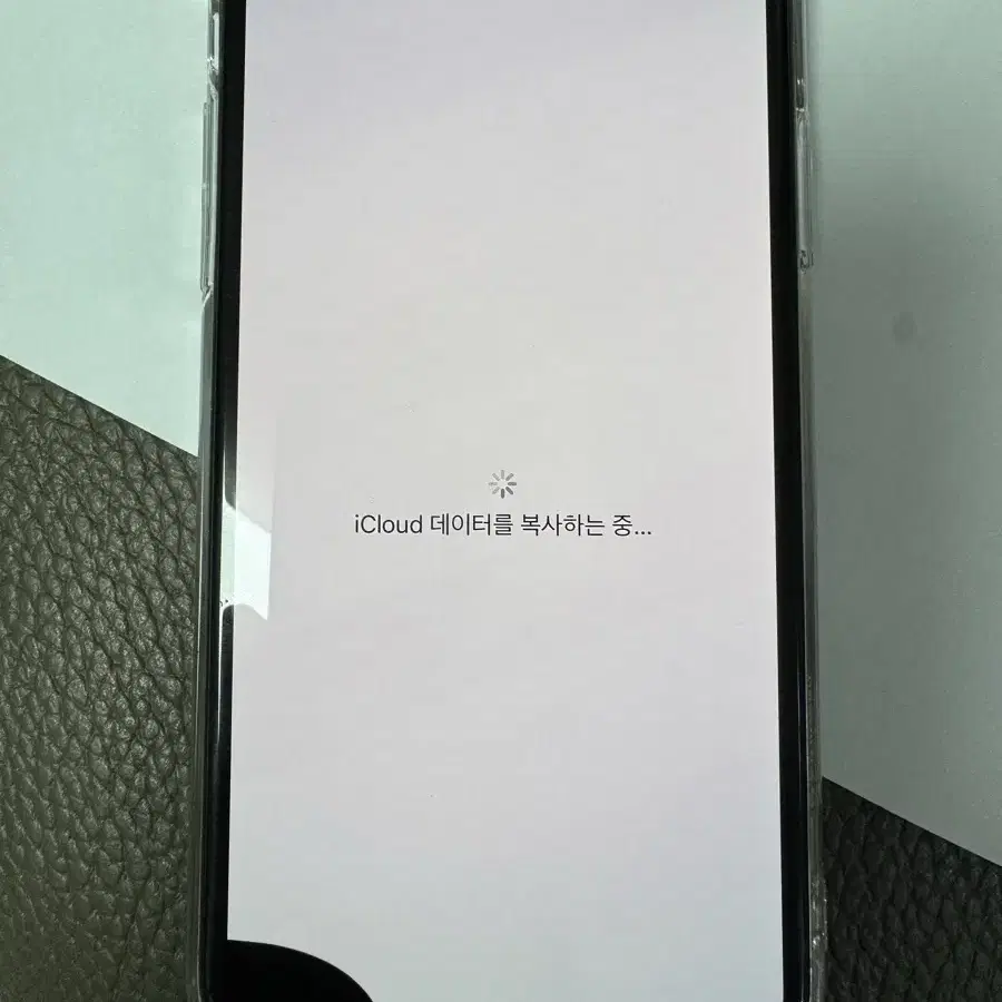 아이폰x 64gb 실버 액정파손