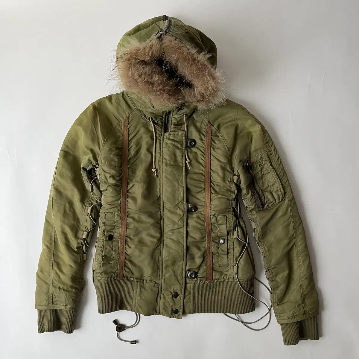 AVIREX N2B Flight Jacket ( raccoon fur )