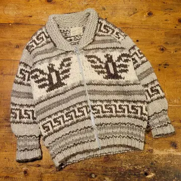 레어한 90's vintage COWICHAN INDIAN 카우치 스웨터