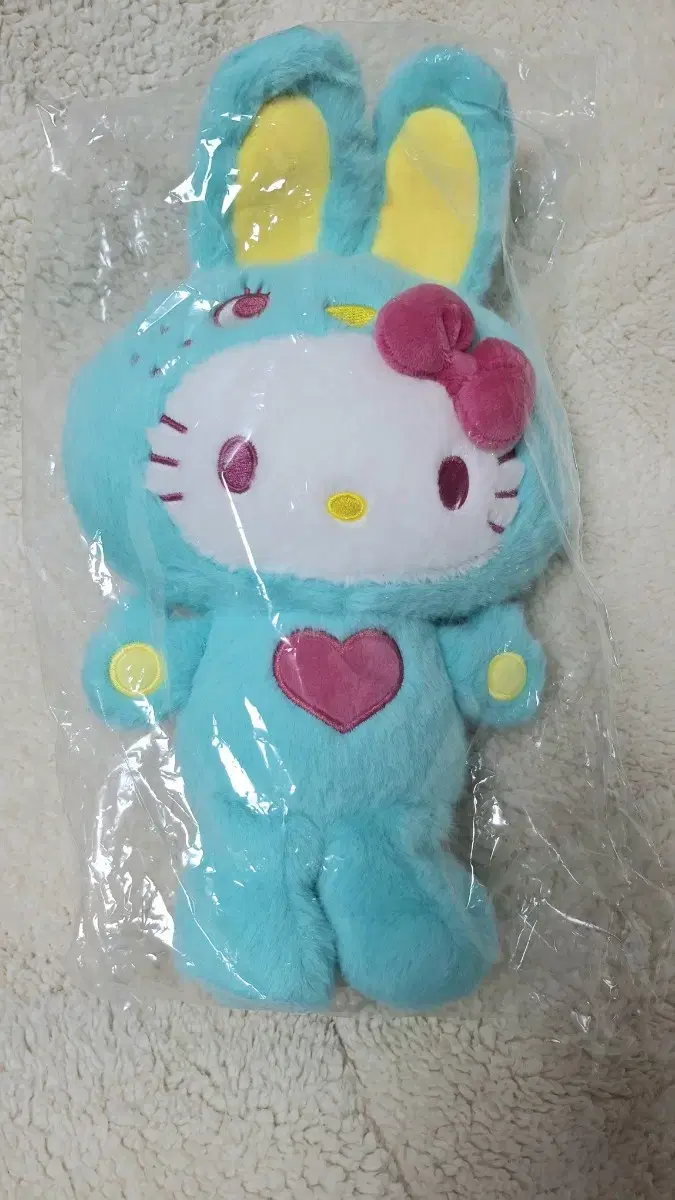 Hello Kitty Colorful Barney Kitty Doll