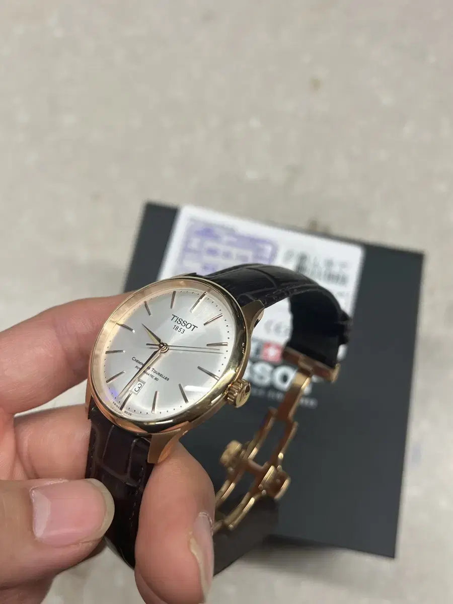 티쏘 신형 슈망데뚜렐 39mm