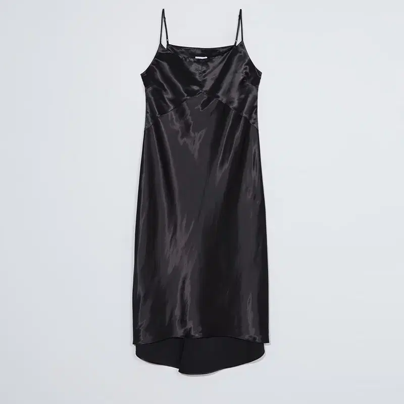 clue too 클루투 롱원피스 satin sleeveless dress