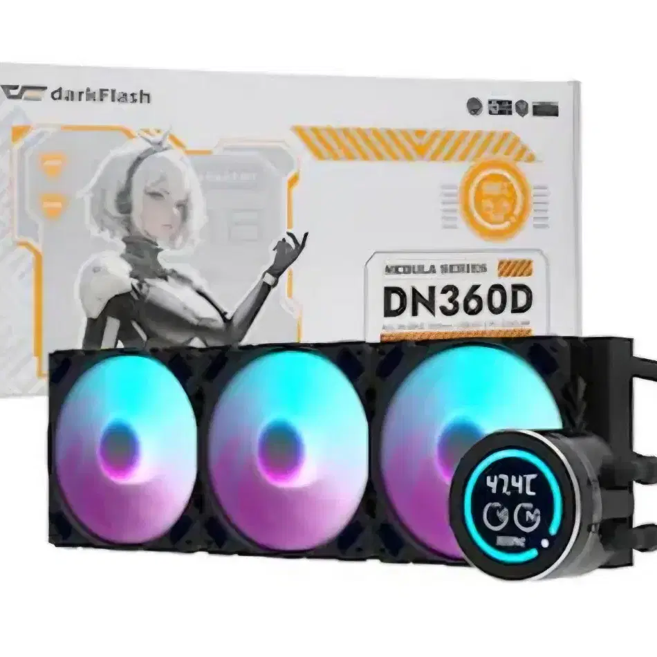 9800X3D+RTX4070Ti SUPER 블랙 수냉 컴퓨터