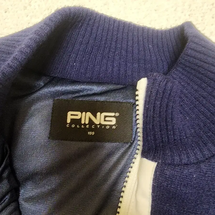 PING 핑 니트 방풍 패딩(오리털)