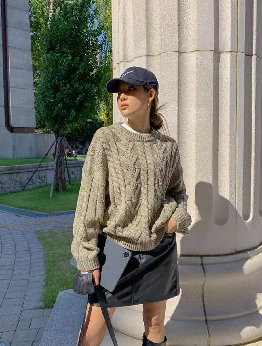 Black-up leather skirt S Zigzag Daily Jiggigg Kimbleto Le Ware