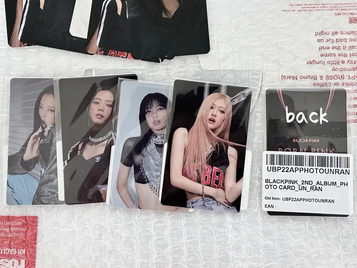 [Unsealed][Bulk] black pink weverse fansign Applicant pre-order benefit Photocard