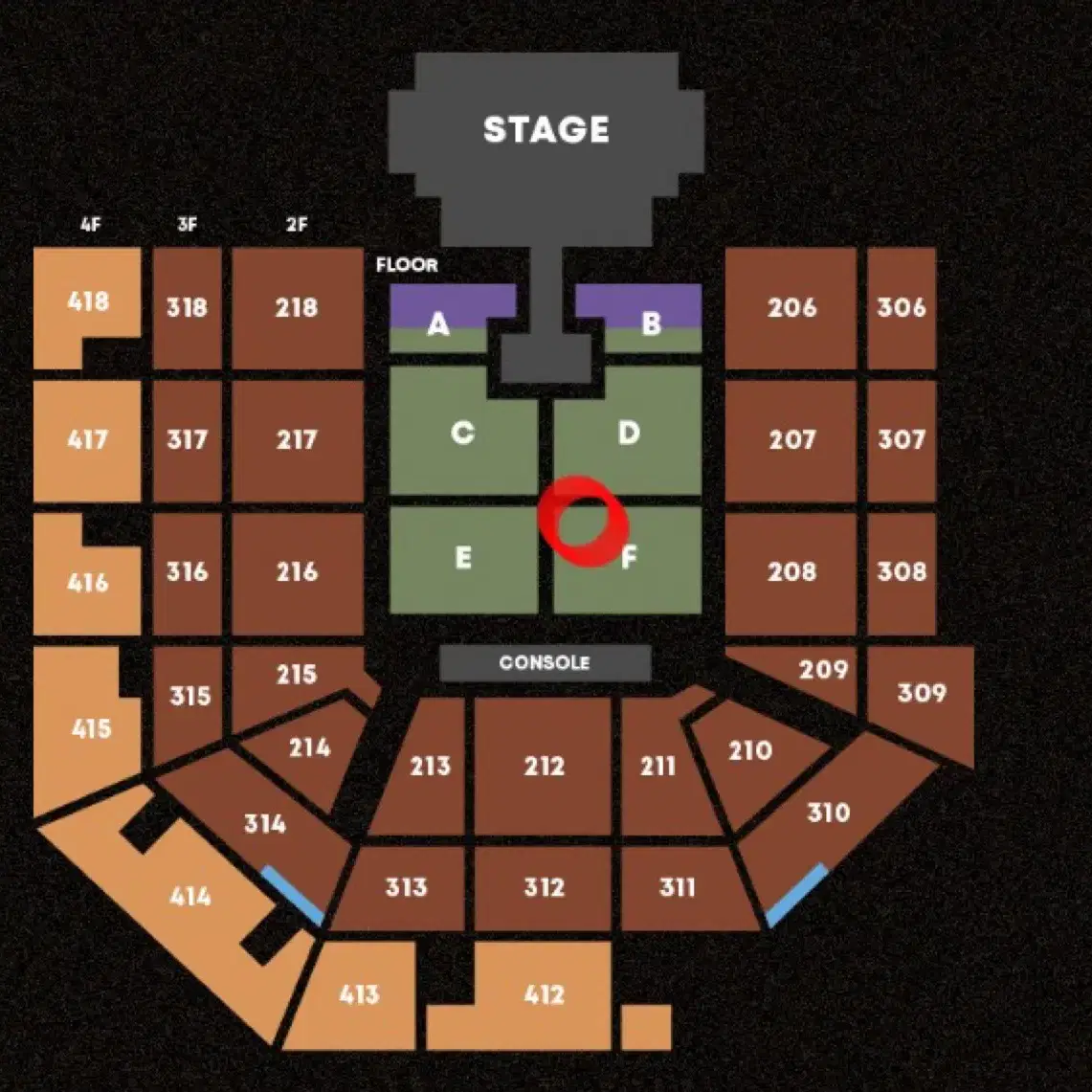 태양 콘서트 플로어 1열 2연석 사운드체크석