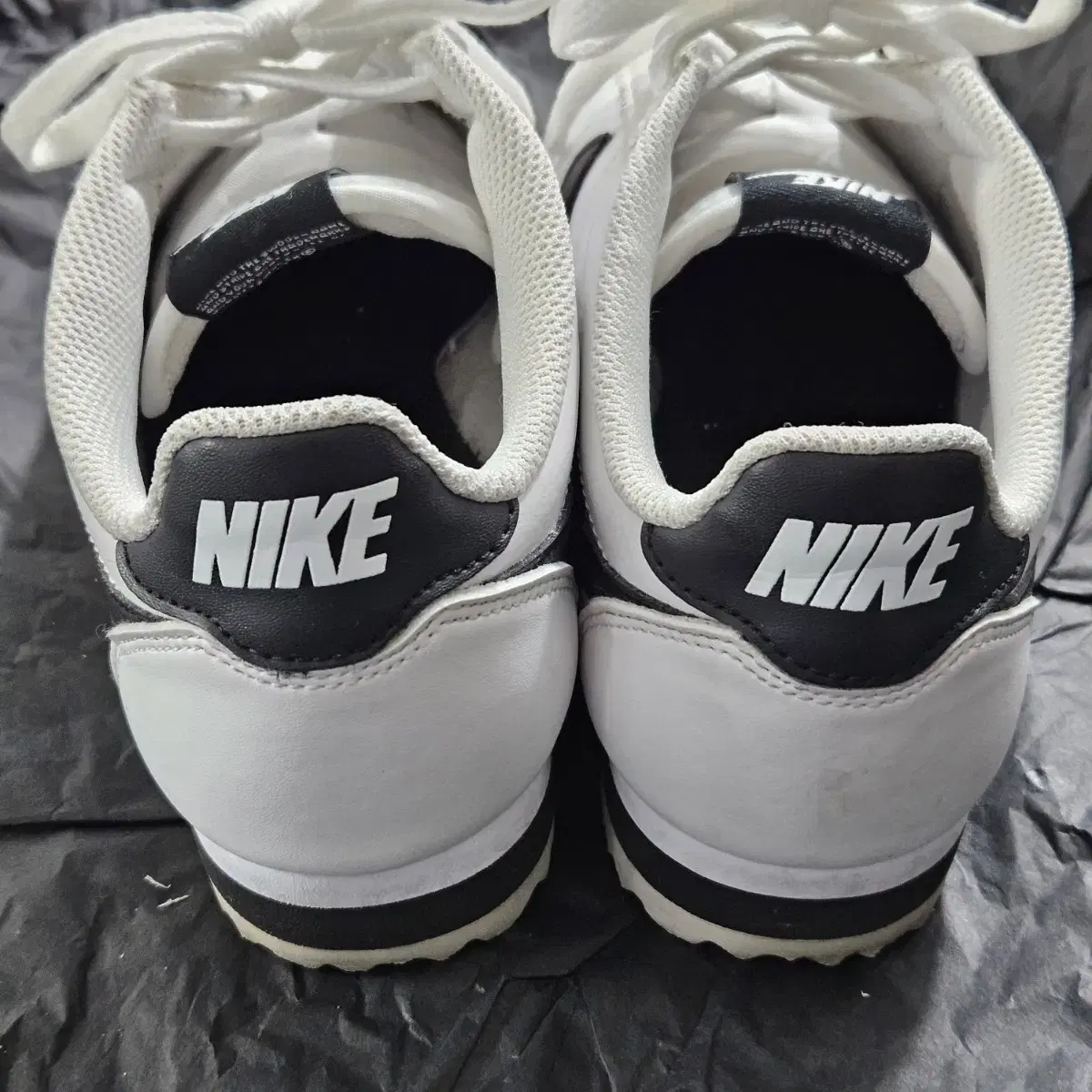 Nike Cortez 나이키 코르테즈 흰검 가죽 245