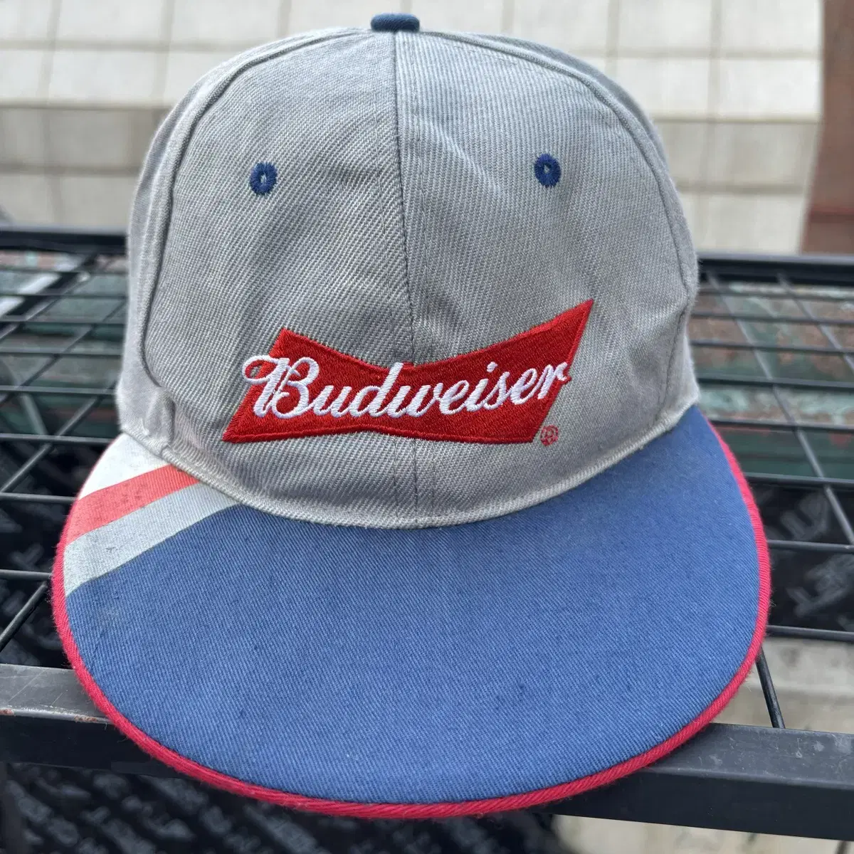 Budweiser 버드와이저 빈티지 그레이 볼캡