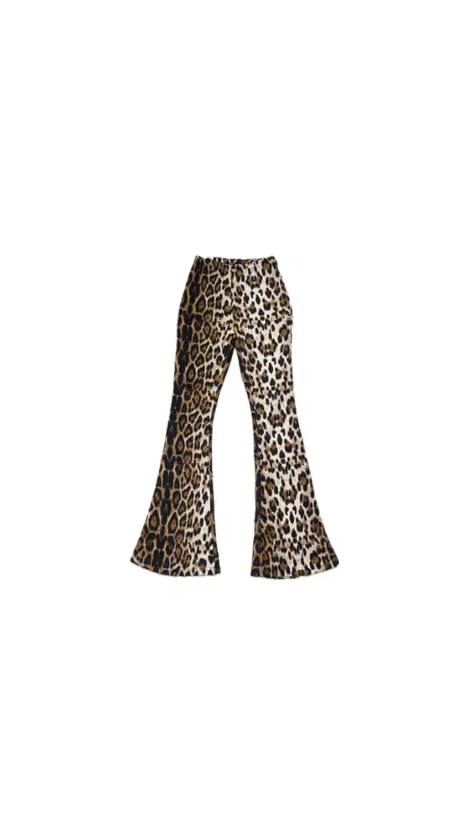 Leopard print bootcut pants 호피 부츠컷