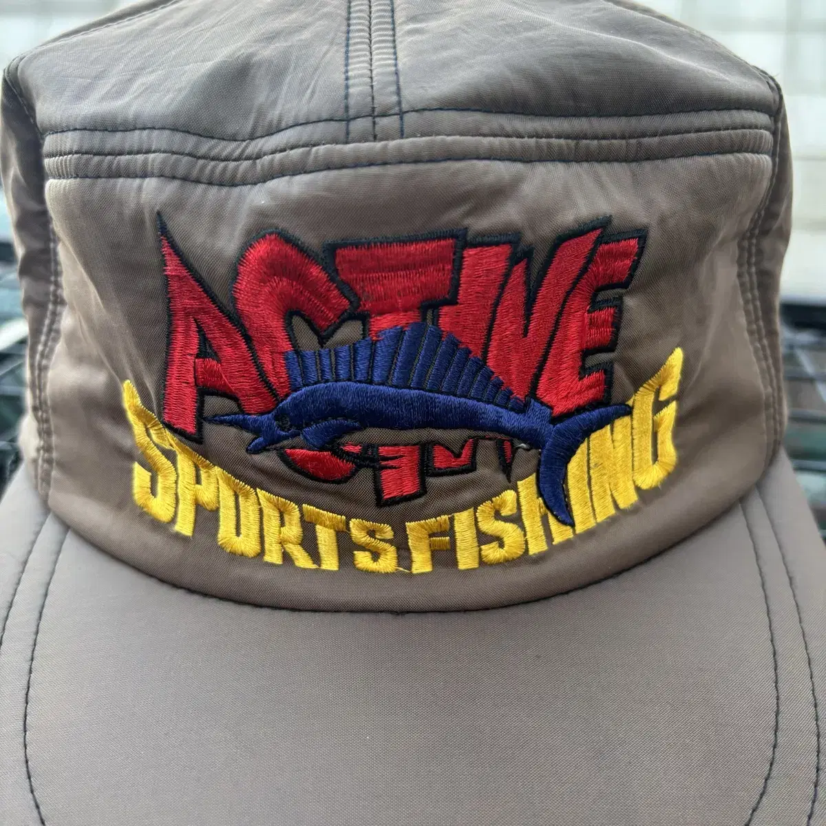 ACTIVE Sports Fishing BSAC 브라운 나일론 볼캡