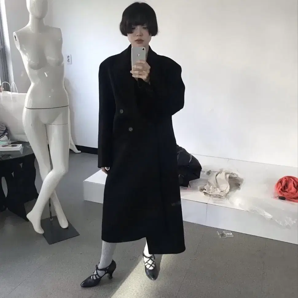 에옹쓰 롱코트 garden long over coat 팝니다