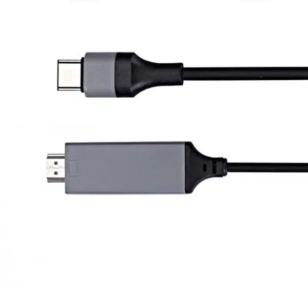 Smartphone mirroring cable with Type-C to HDMI connection 1.8m