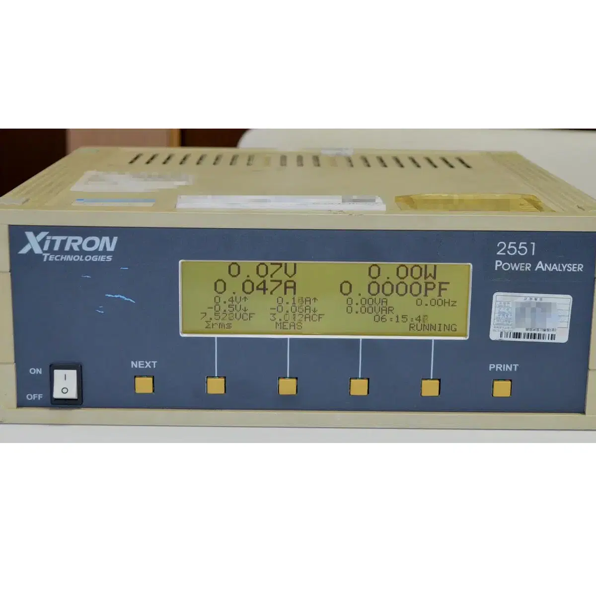 XITRON 2551 POWER ANALYZER