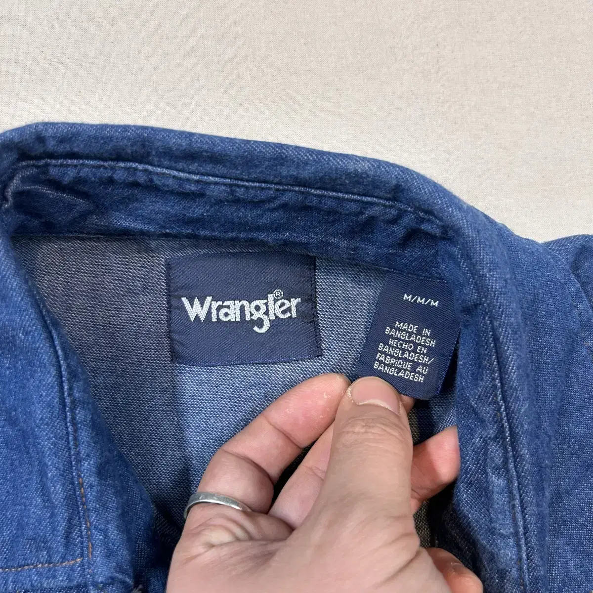 M) Wrangler 랭글러 투포켓 웨스턴 셔츠