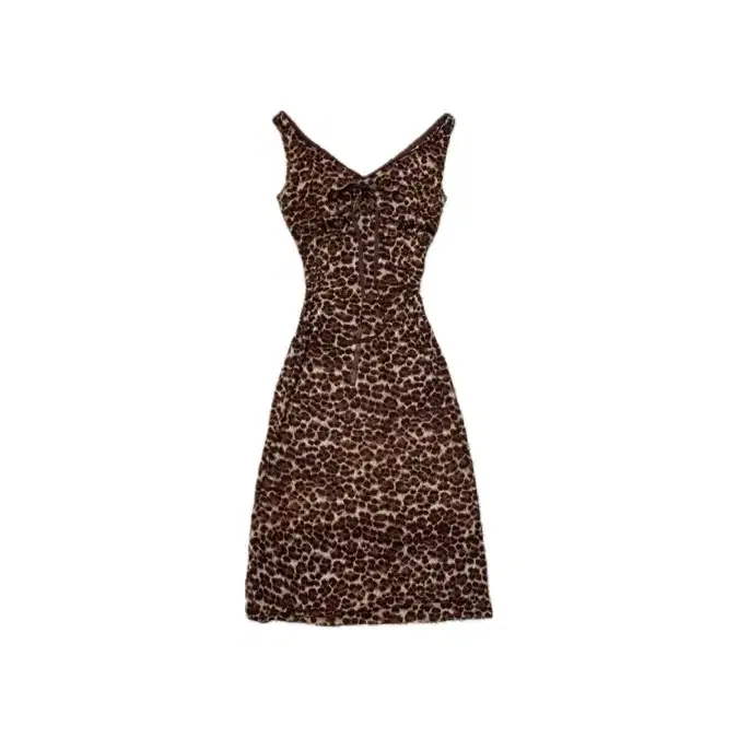 Leopard print long dress 호피 원피스