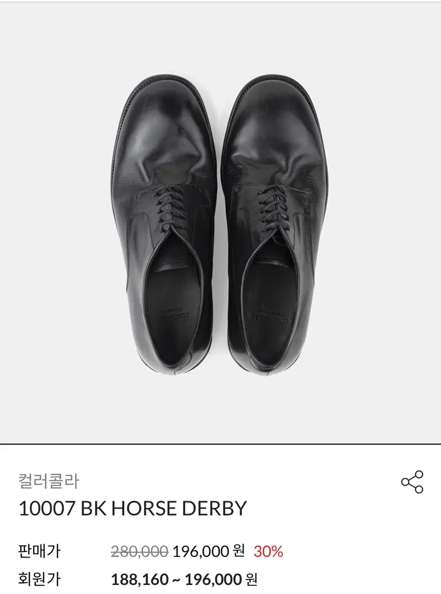 컬러콜라 10007 BK HORSE DERBY 290