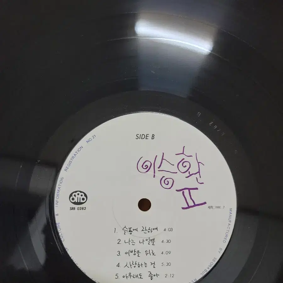 이승환 2집 lp