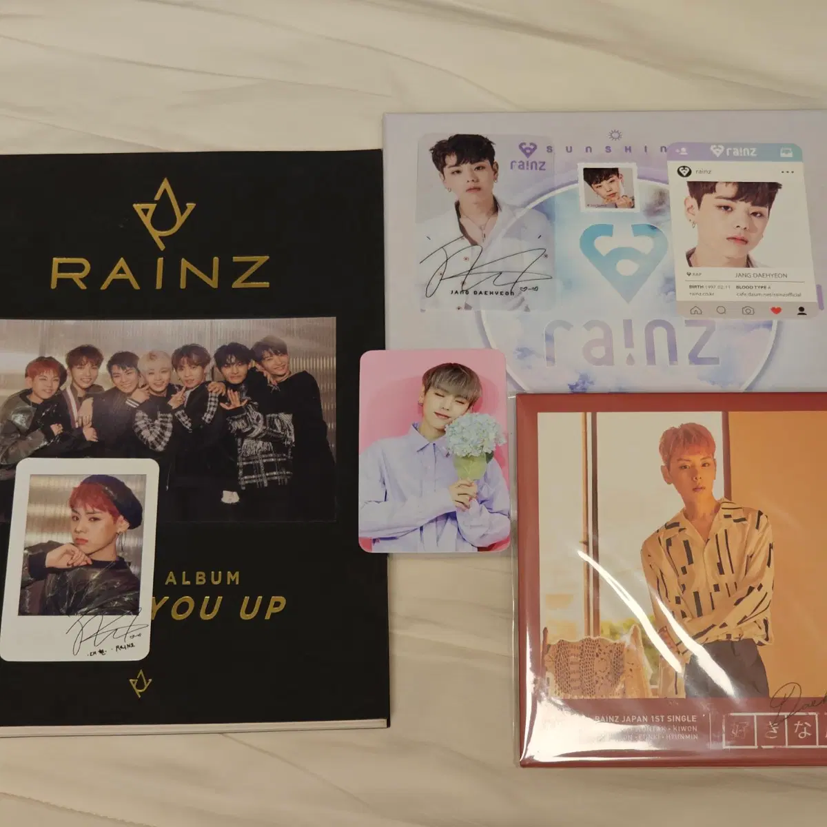 Jang Daehyeon Rainz japan album fanmeeting Entry Photocard Solo Version Jacket Wei