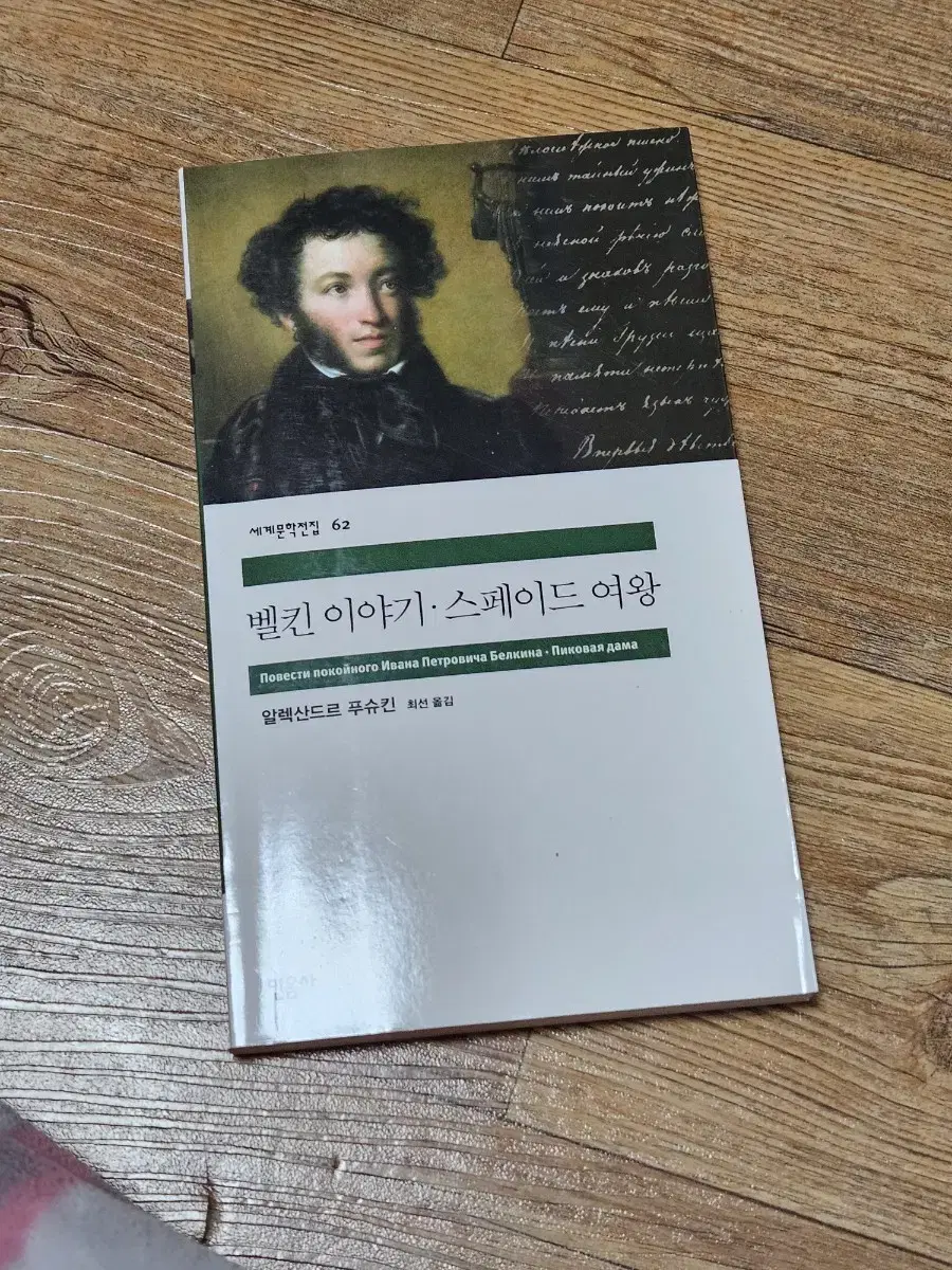 민음사 세계문학전집 벨킨 이야기 푸슈킨 푸시킨 러시아 문학