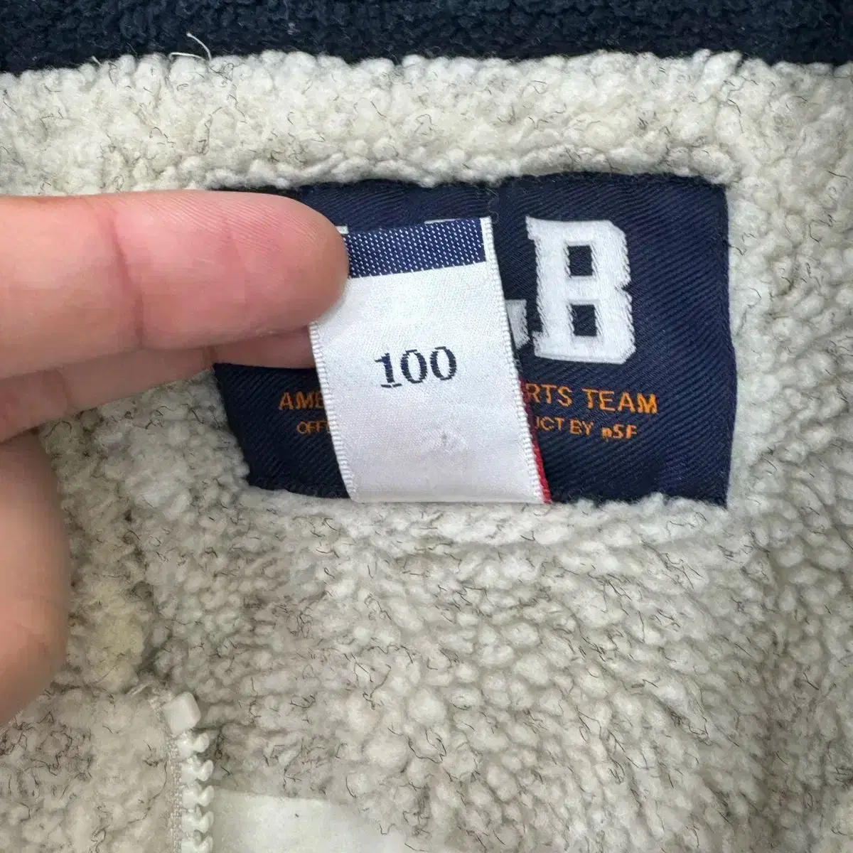 100(XL) MLB 뉴욕 양키스 올드스쿨 양털 자켓