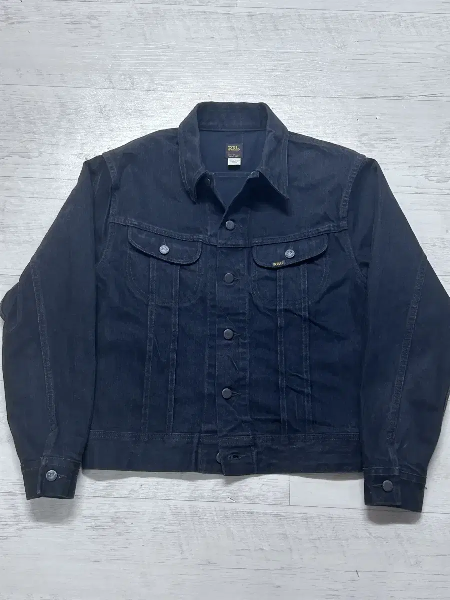 RRL LOT 271 흑청 블랙 데님 자켓