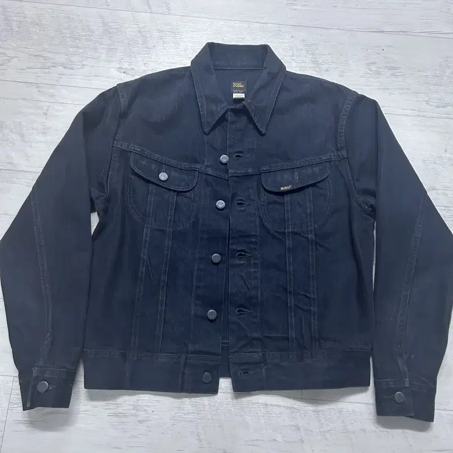 RRL LOT 271 흑청 블랙 데님 자켓