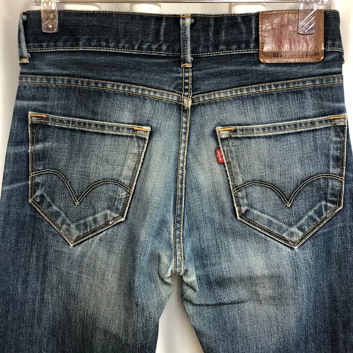 Levi's 523 스트레이트 핏 데님 (W32)