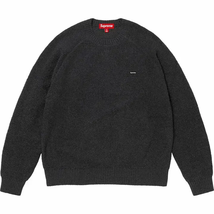 정품 XXL 슈프림 테리 스몰 박스 스웨터 블랙 2XL 24FW 니트