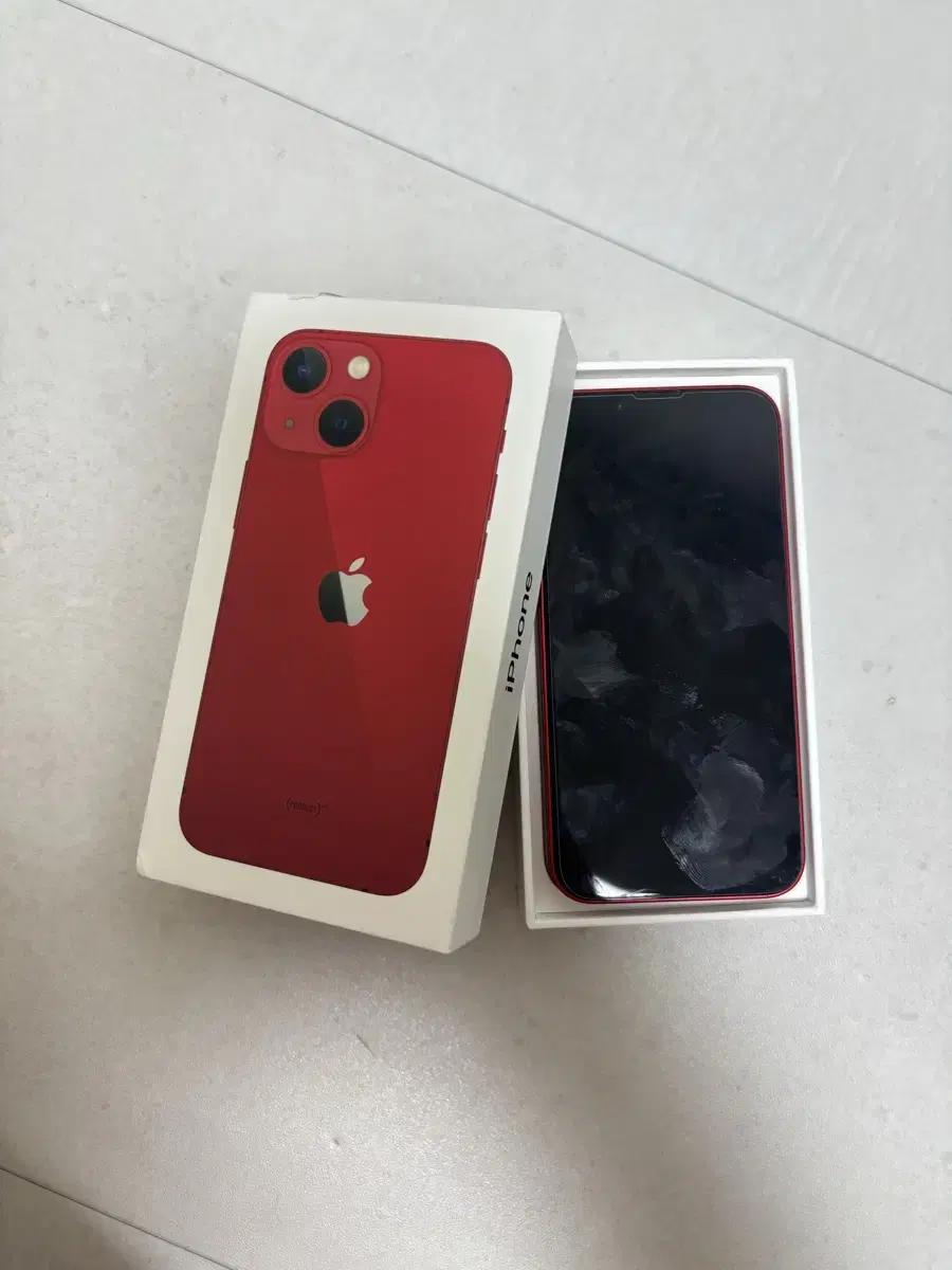 Full Box iPhone 13 mini Red 256GB