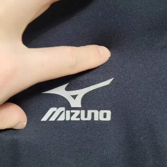 [105]Mizuno미즈노 블랙 스포츠웨어 기능성스판 풀오버 아노락 XL