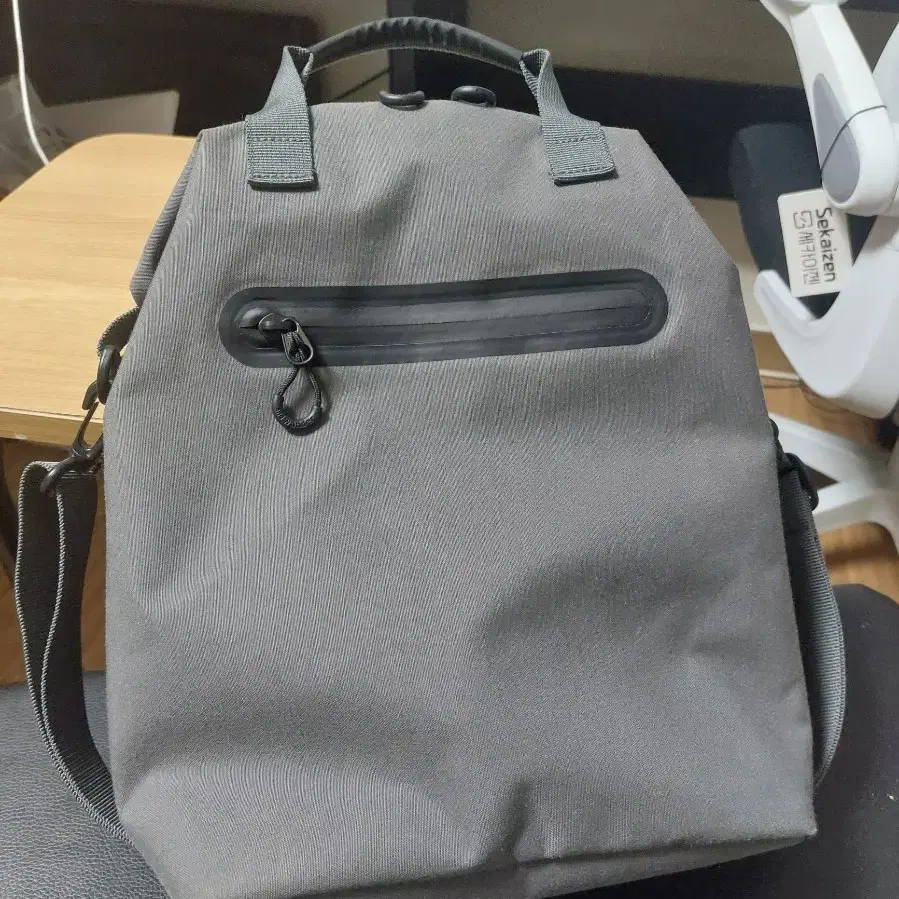 앤드원더 pe/co 2way bag gray