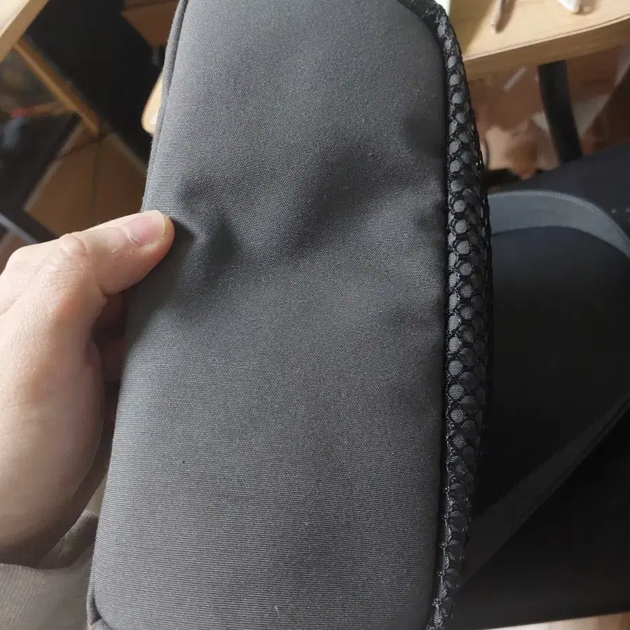 앤드원더 pe/co 2way bag gray