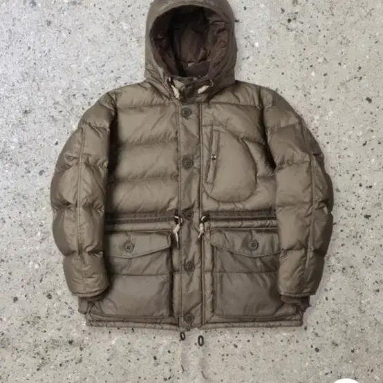 헨리코튼 Waxed ripstop down parka 베이지 100