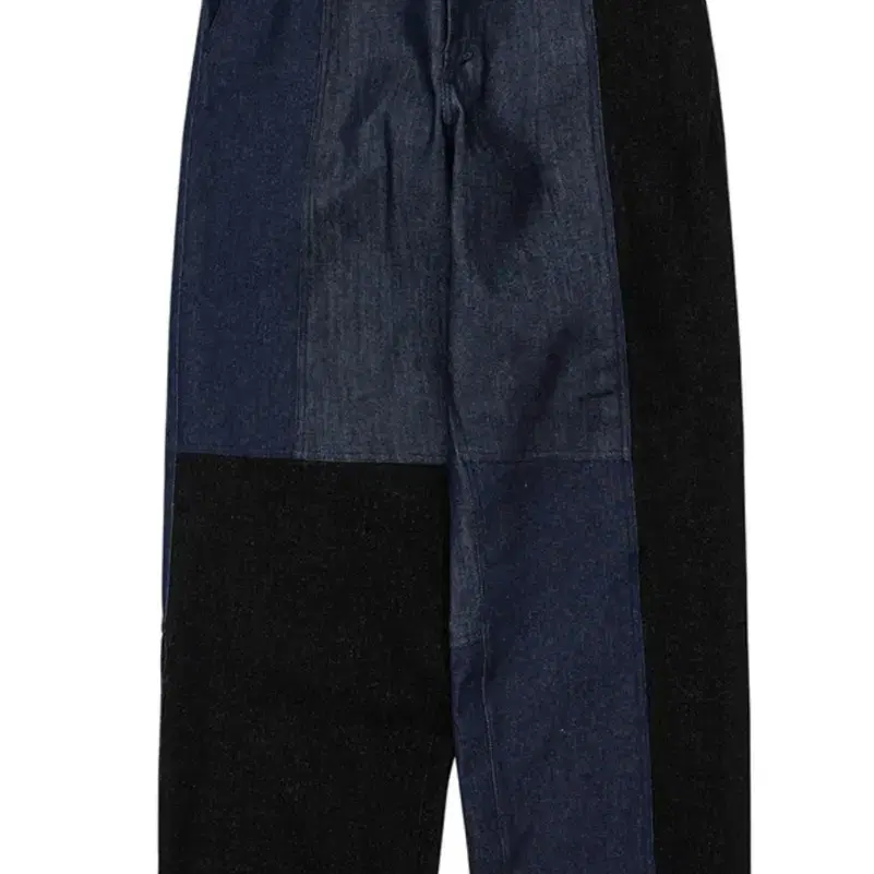 Denim Mixed Pants [NAVY]