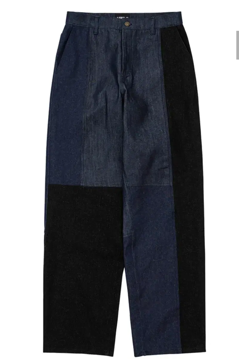 Denim Mixed Pants [NAVY]