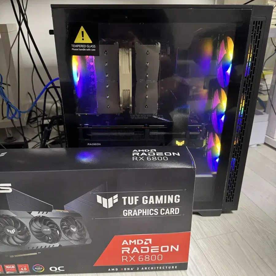 ASUS TUF RX 6800 그래픽카드(as남음)