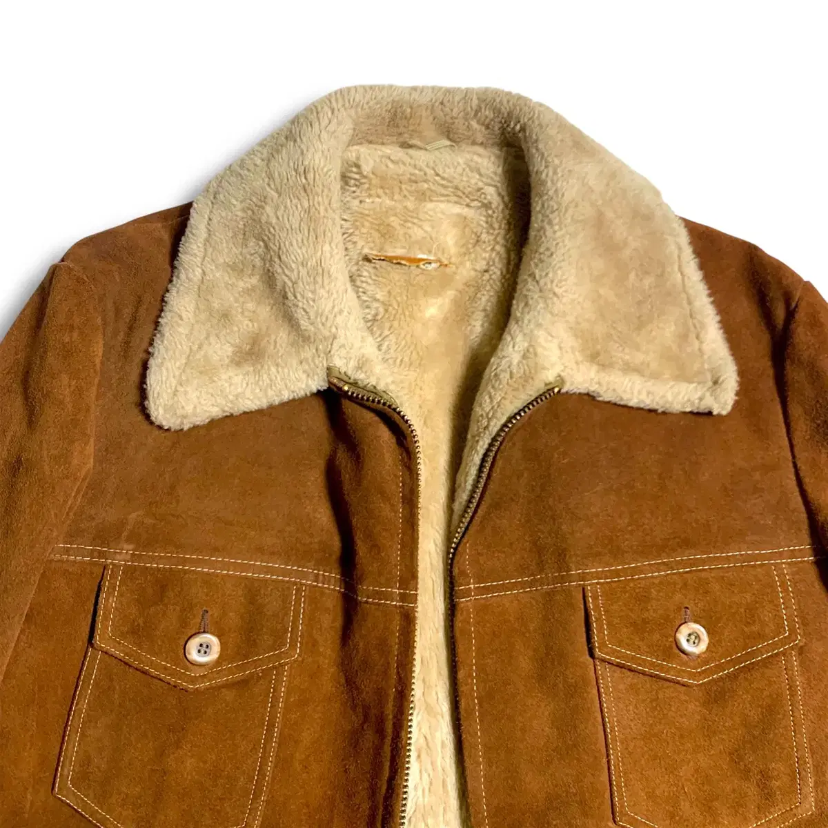 [XL] 70s Western ranch suede jacket