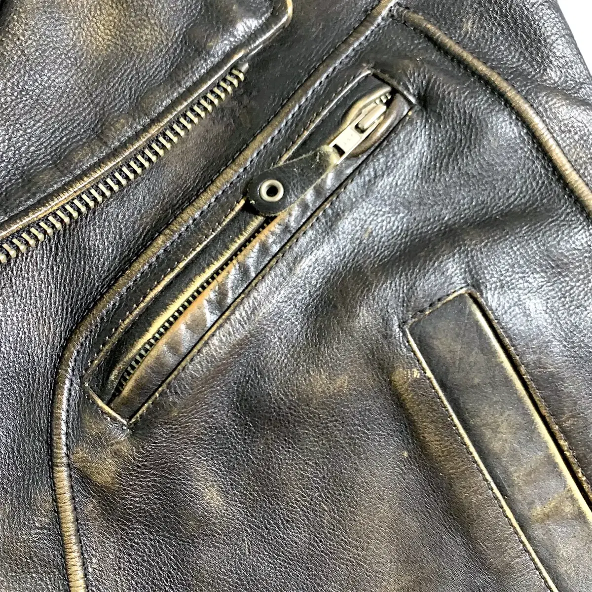 XL~] 80s Motorbike leather jacket