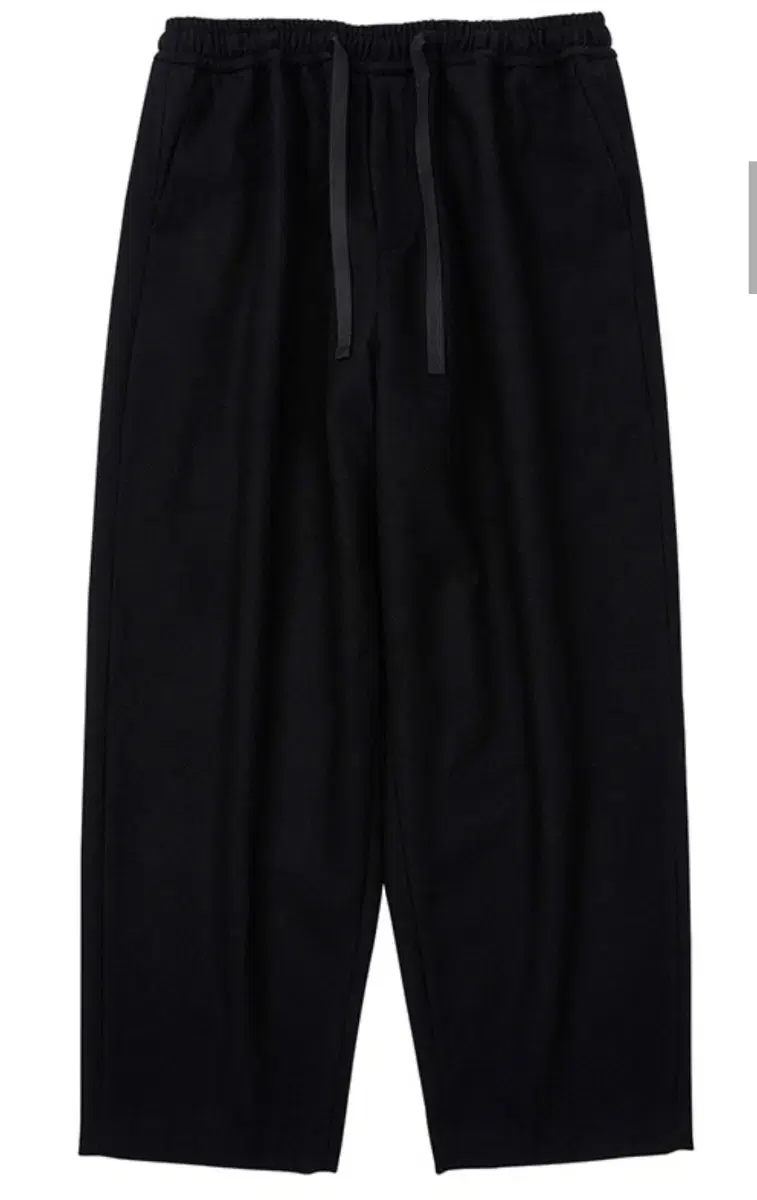 Oversized Wool Trousers [BLACK]