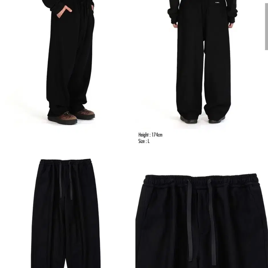 Oversized Wool Trousers [BLACK]