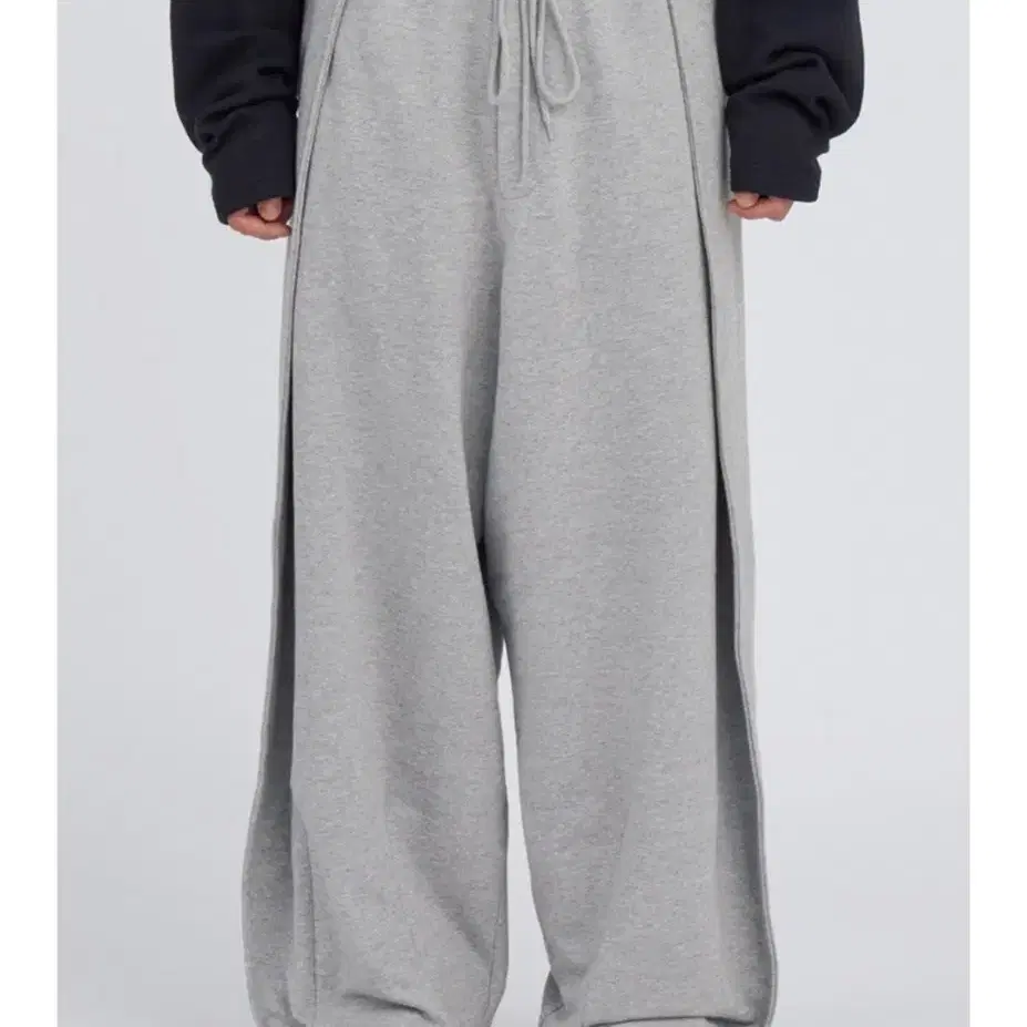 One Tuck Sweat Pants [MELANGE GREY]