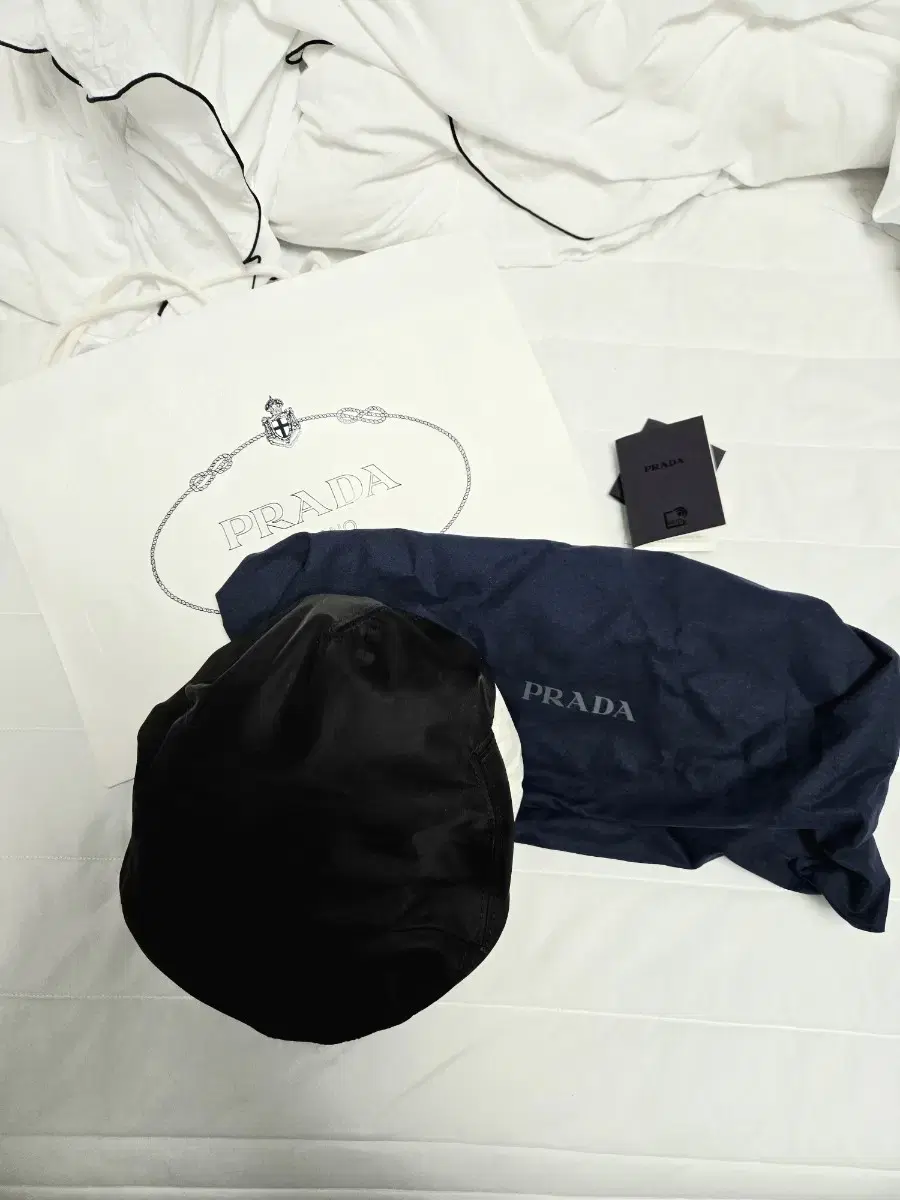 Prada Rina Nylon Hat Black XXL (Wooseok Byun)