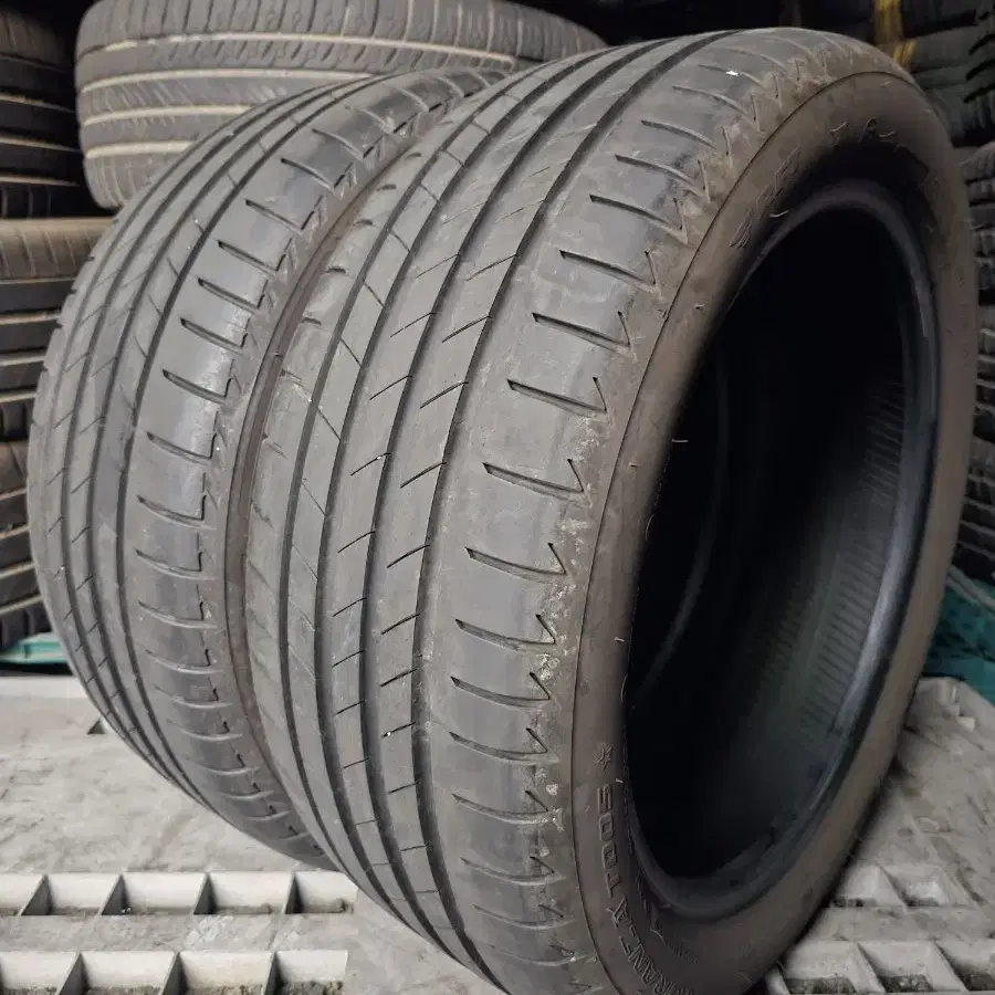 2254517중고 225/45R17중고 브릿지스톤중고 투란자T005런플랫