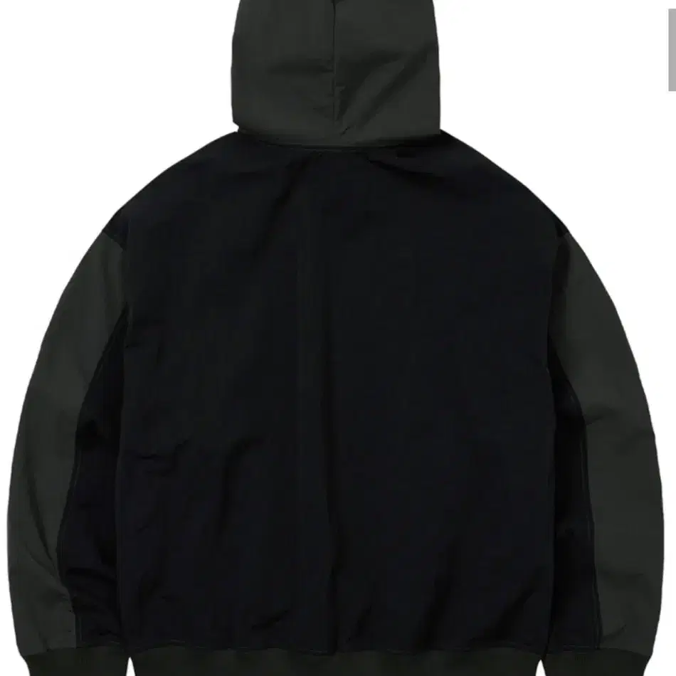 Total Logo Nylon Hoodie [CHARCOAL]