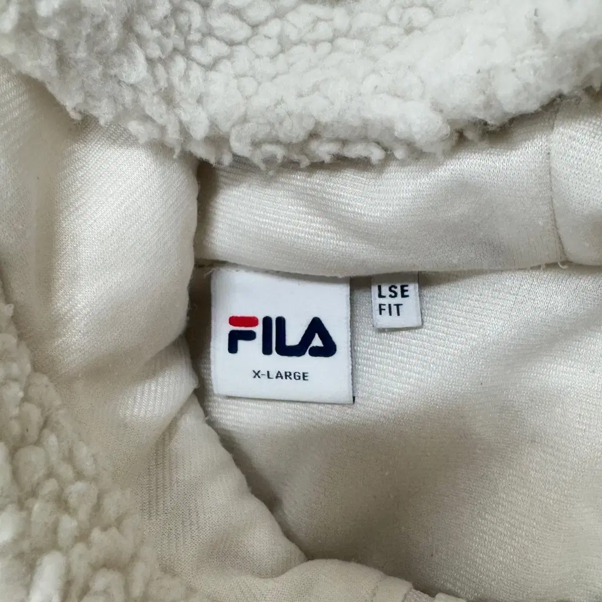 [정품/105,xl] FILA 휠라 뽀글이 후드집업.      j6