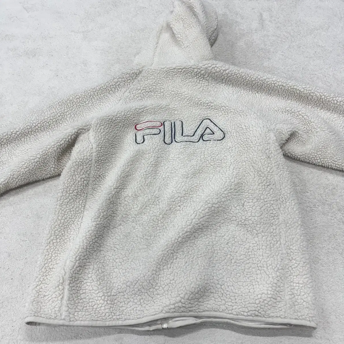 [정품/105,xl] FILA 휠라 뽀글이 후드집업.      j6