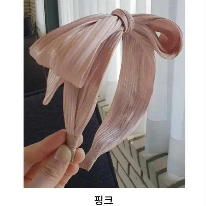 주름공단 볼륨 헤어밴드