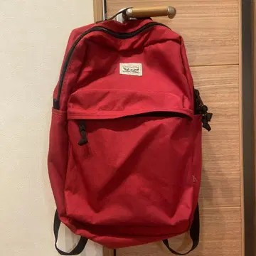 LEVIS의 레드 나일론 백팩