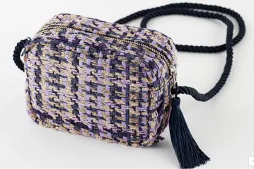 새상품급 마리아 켄트 파우치 거의일 수첩 Mauve tweed